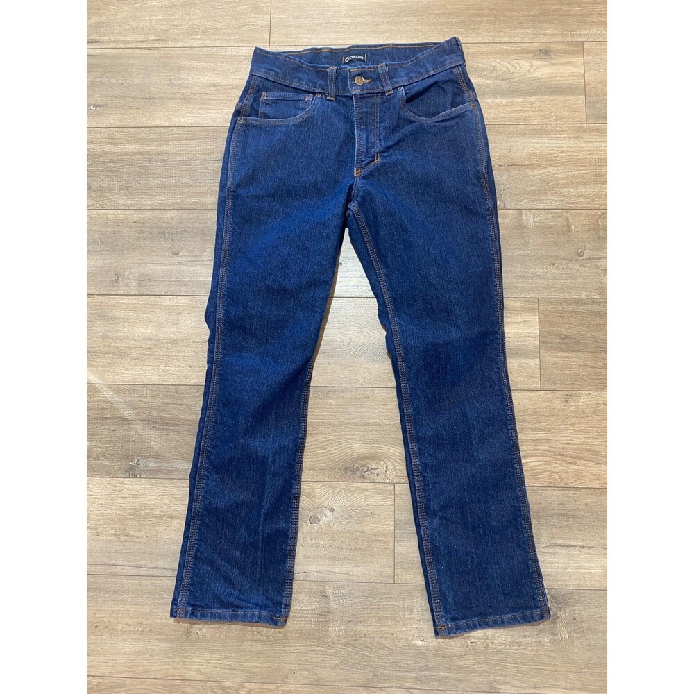 Origin Mens 30X30 Straight Dark Blue Denim Stretch Jeans USA Made